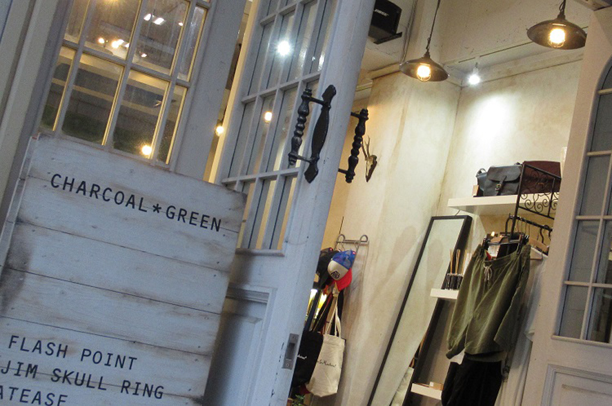 アクセサリー CHARCOAL * GREEN mollive HeavyOZ(モリーヴ・へヴィーオンス)』 シンプルな大人の