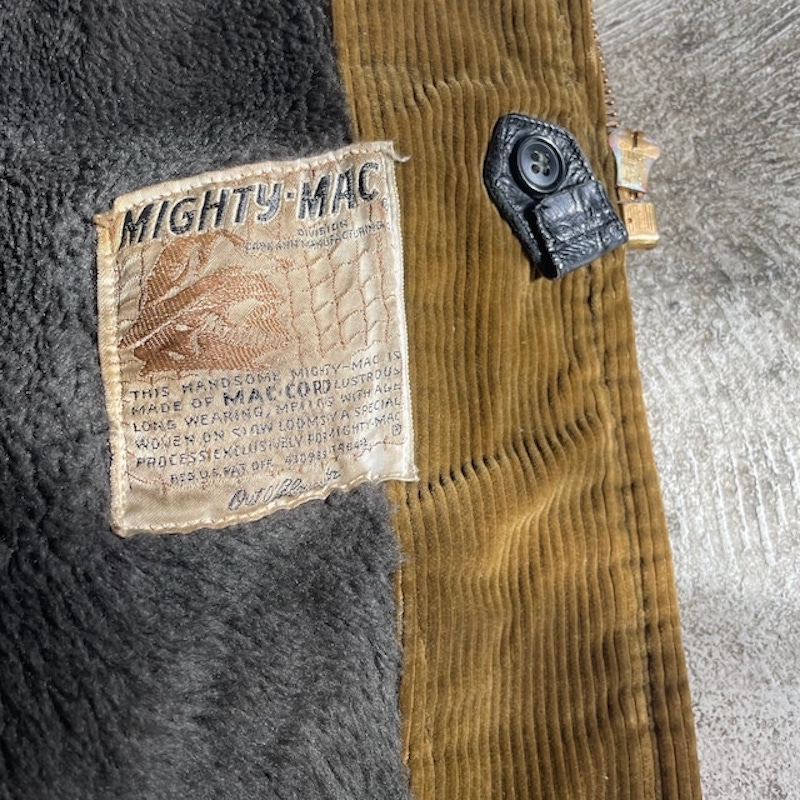 MIGHTY MAC 70S コーデュロイファラオジャケット