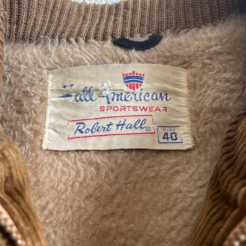 Hall American 60S コーデュロイファラボアオジャケット