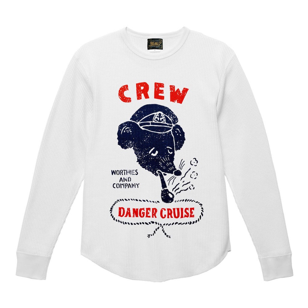 CREW THERMAL L/S TEE White