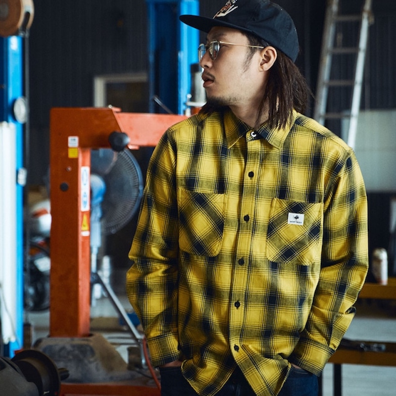 OMBRE CHECK L/S SHIRTS Yellow
